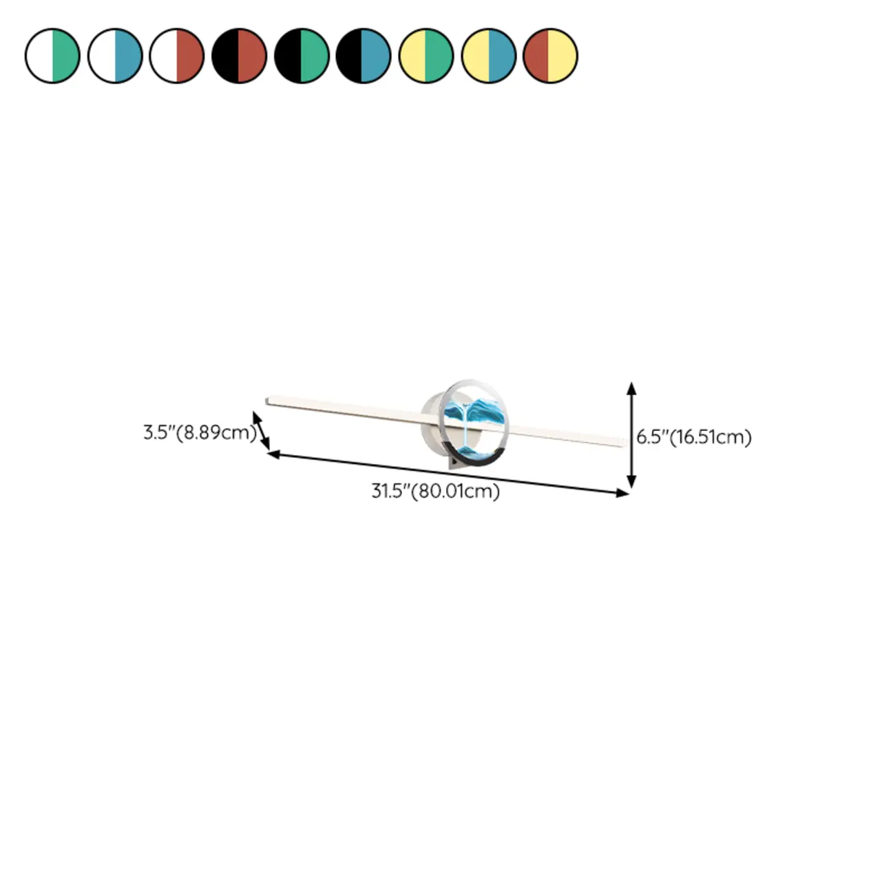 Dimmable Glass Bathroom Vanity Light with Integrated LED | homeyfad