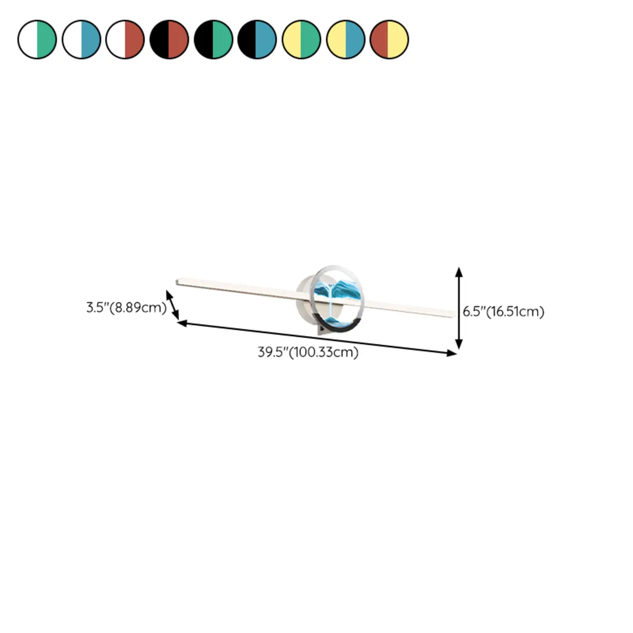 Dimmable Glass Bathroom Vanity Light with Integrated LED | homeyfad