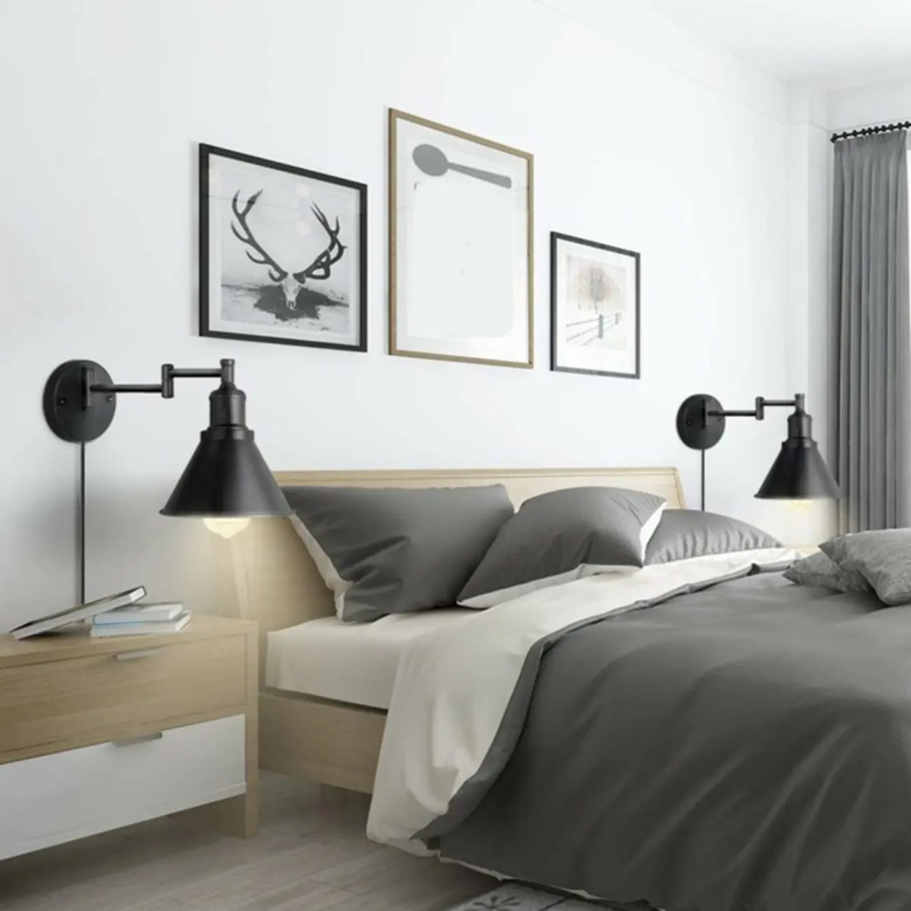 Conical Modern Extendable Vanity Light for Bathroom Image - 4 | homeyfad