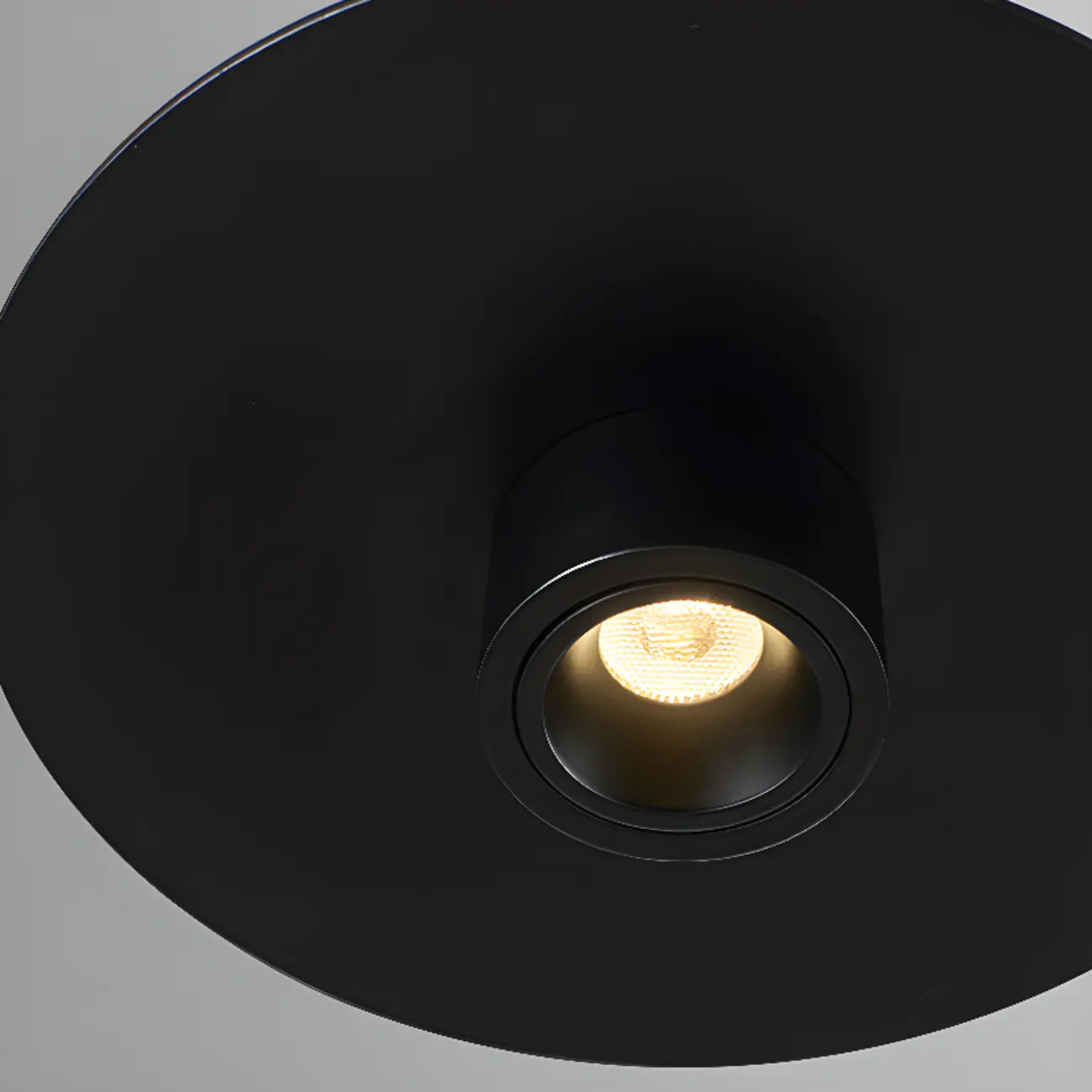 Geometric Black Metal LED Pendant Light with Aluminum Shade Image - 8 | homeyfad