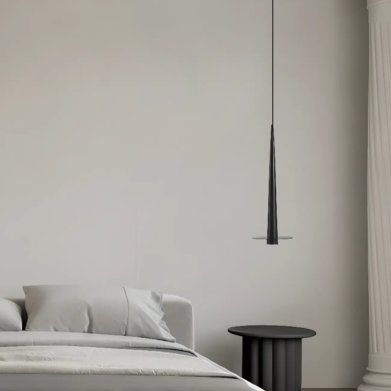 Geometric Black Metal LED Pendant Light with Aluminum Shade Image - 10 | homeyfad