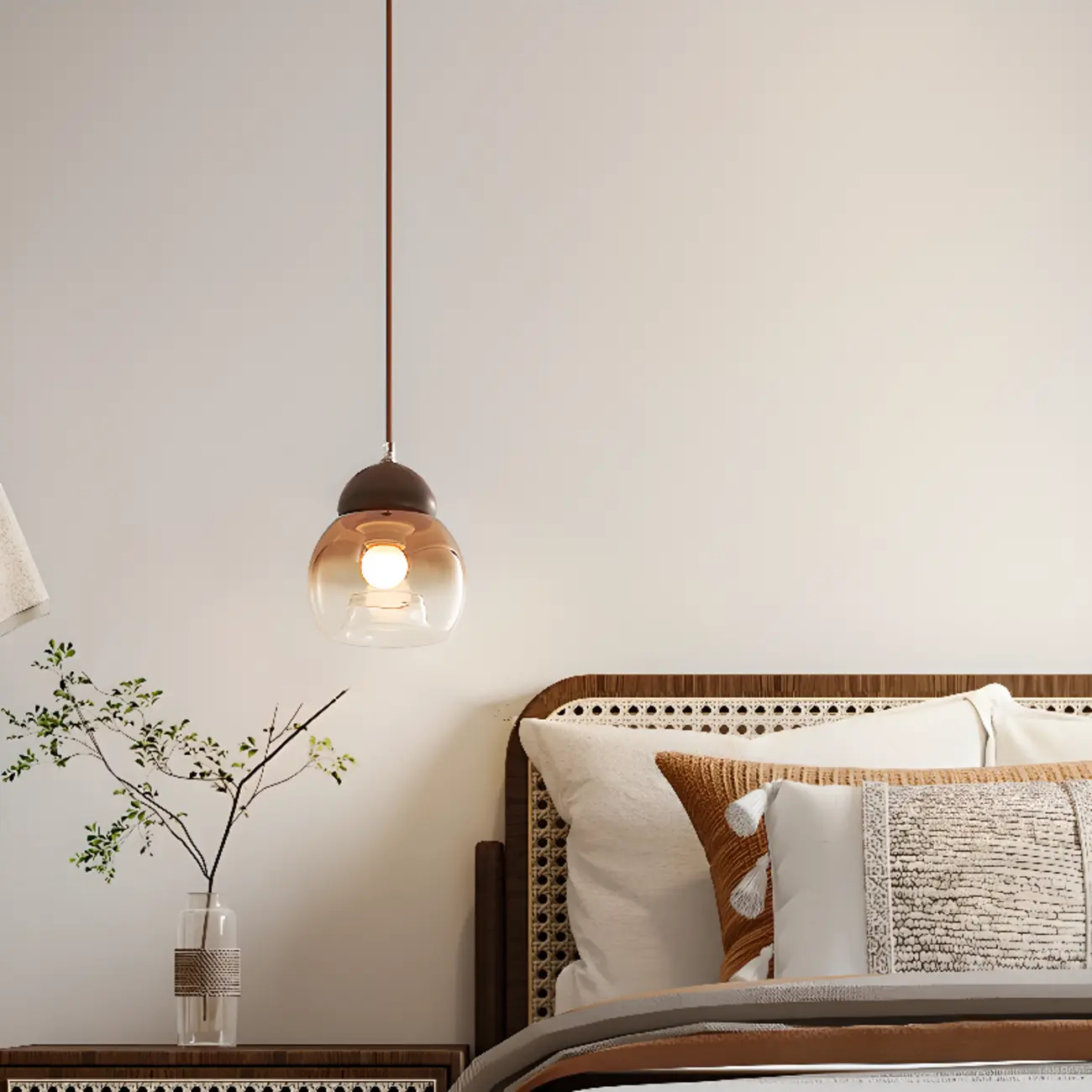 Modern Glass Pendant Light for Kitchen Island | homeyfad