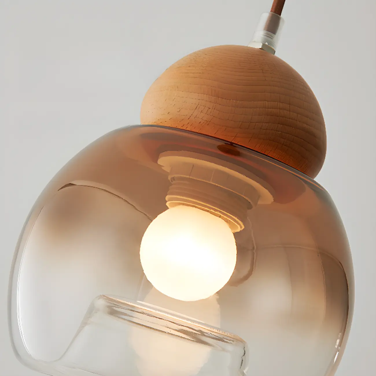 Modern Glass Pendant Light for Kitchen Island | homeyfad