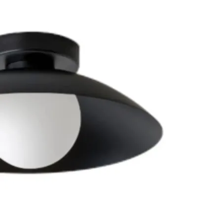 Mini Beige Dome Metal Modern Semi Flush Ceiling Light