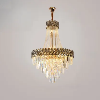 Luxury Geometric Modern Crystal Sphere Chandelier Image - 4