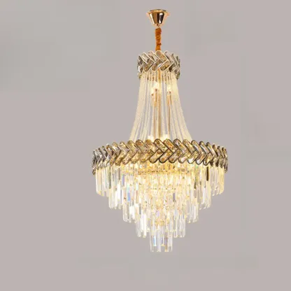 Luxury Geometric Modern Crystal Sphere Chandelier Image - 18