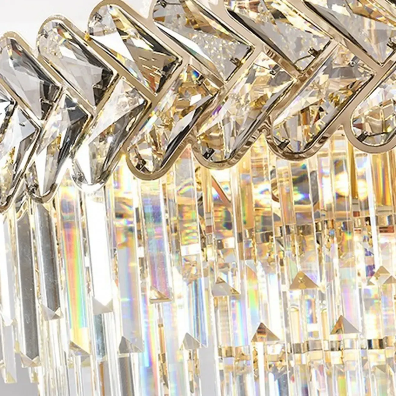 Luxury Geometric Modern Crystal Sphere Chandelier Image - 24