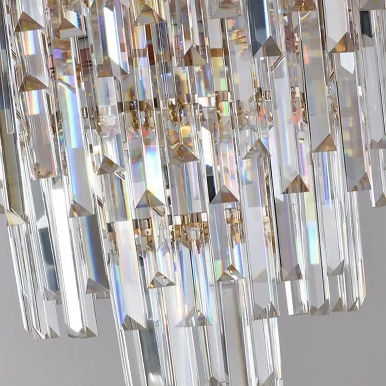 Luxury Geometric Modern Crystal Sphere Chandelier Image - 25