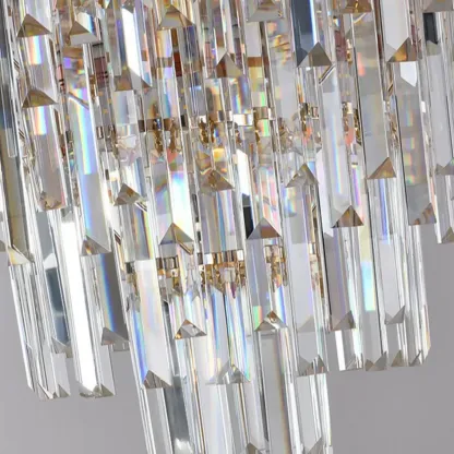 Luxury Geometric Modern Crystal Sphere Chandelier Image - 25
