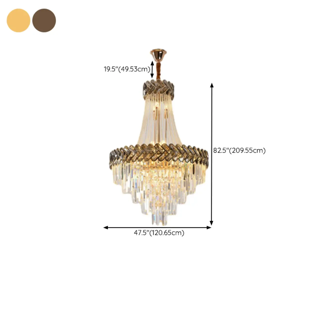 Luxury Geometric Modern Crystal Sphere Chandelier Image - 31