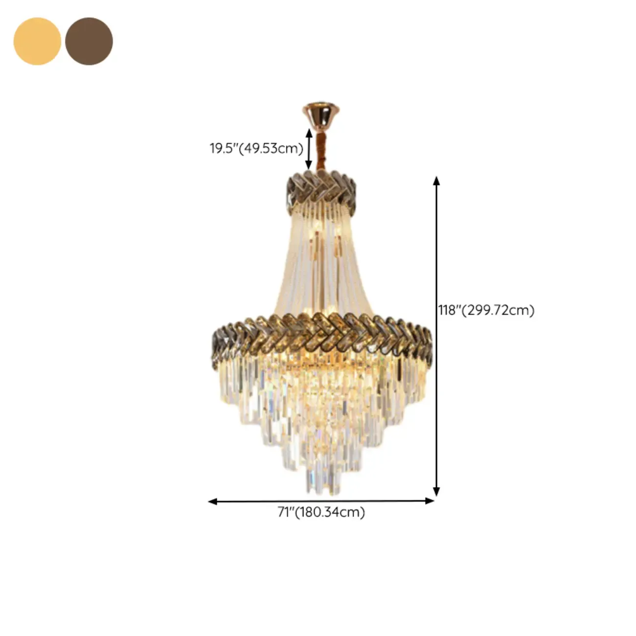 Luxury Geometric Modern Crystal Sphere Chandelier Image - 33