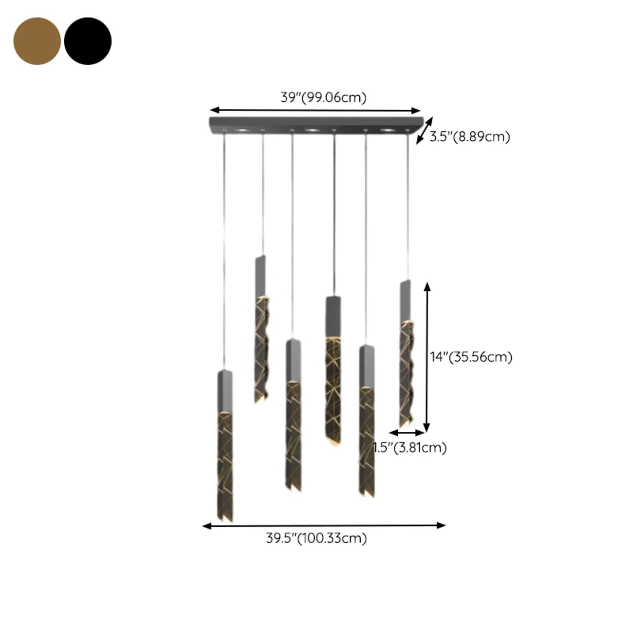 Trendy Modern Adjustable Crystal Pendant Light Image - 16 | homeyfad