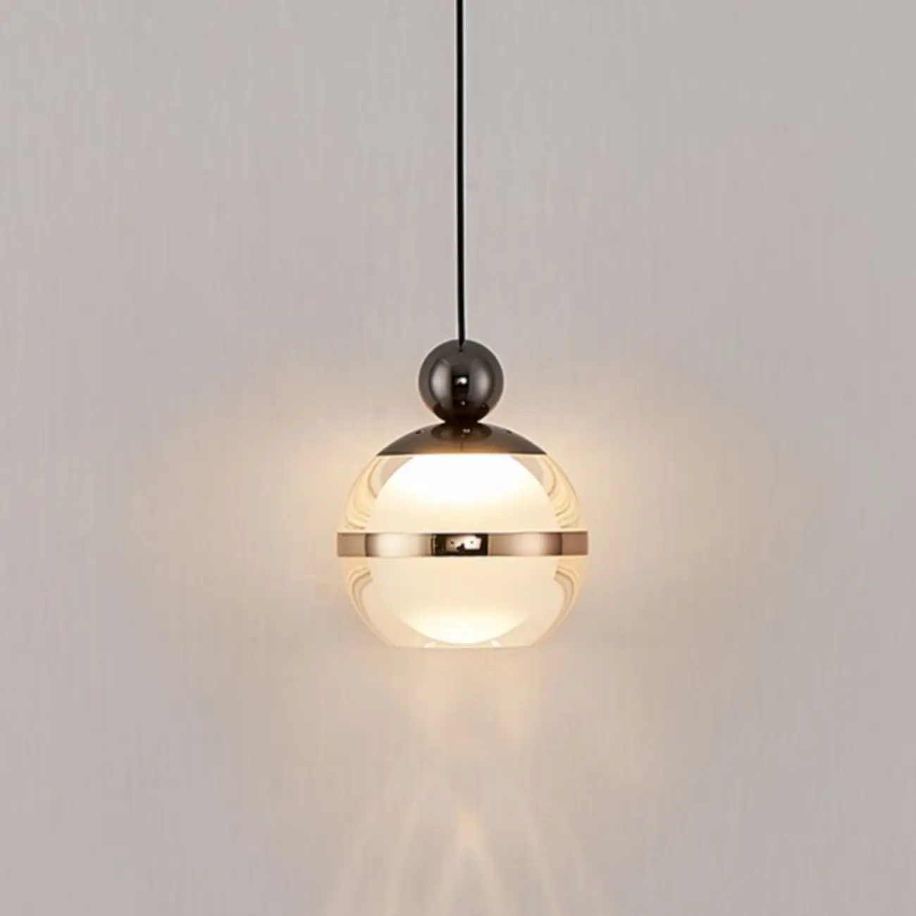 Modern Gold Glass Adjustable Island Pendant Light for Dining Area Image - 7 | homeyfad