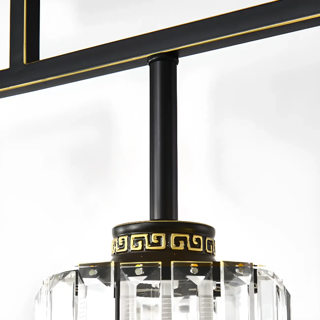 Large Cylinder Glass Island Pendant Light  for Living Room  Image - 24