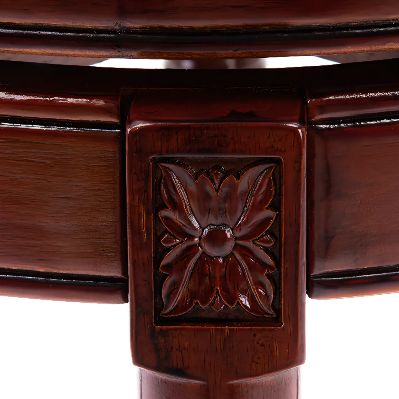 Solid Wood Leather Swivel Counter Stools with Backs Image - 15 | homeyfad