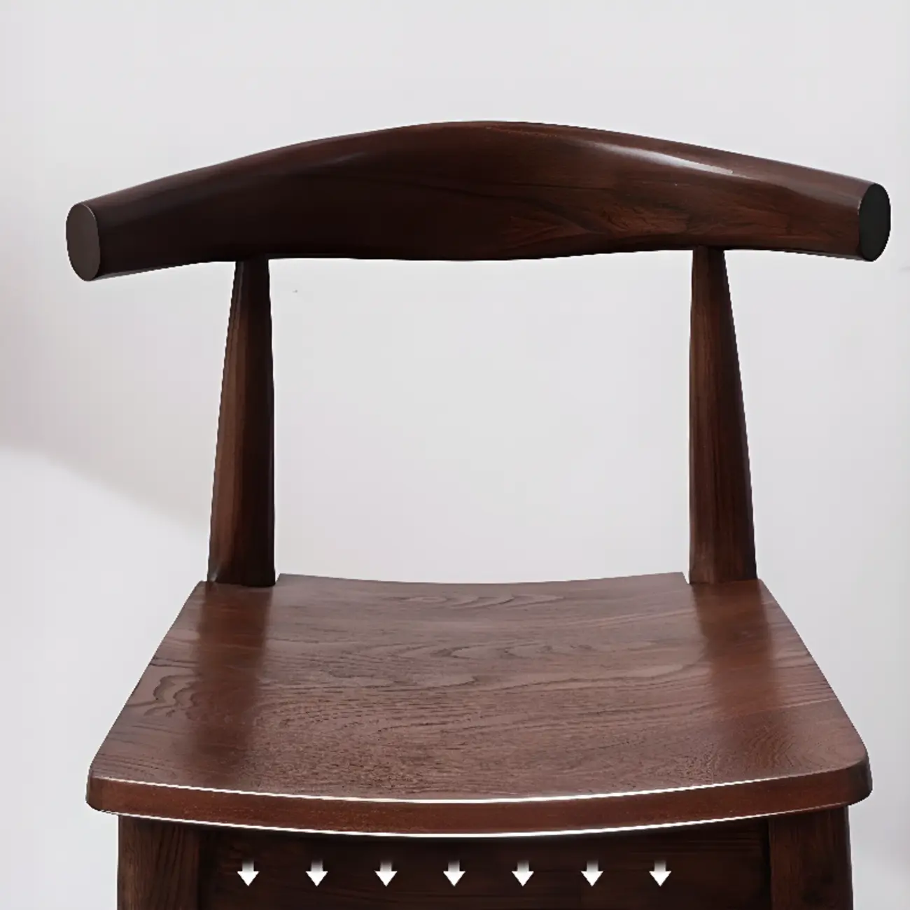 Rustic Wooden Bar Stool with Ergonomic Design Image - 9 | homeyfad