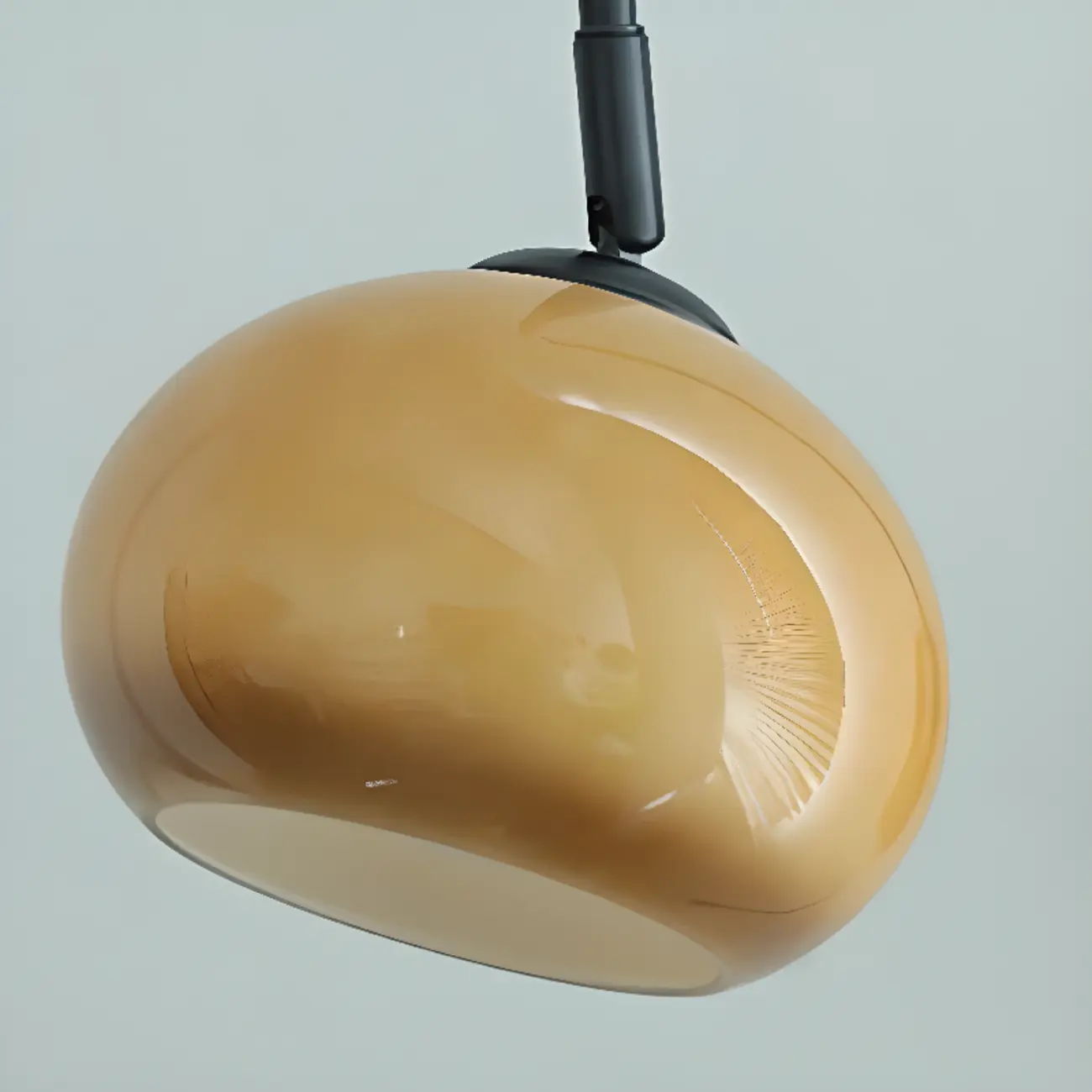 Vintage Brown Drum Shape Milk Glass Indoor Wall Sconce | homeyfad