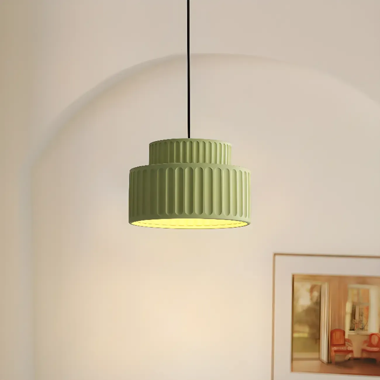Modern Resin Pendant Light for Kitchen Island