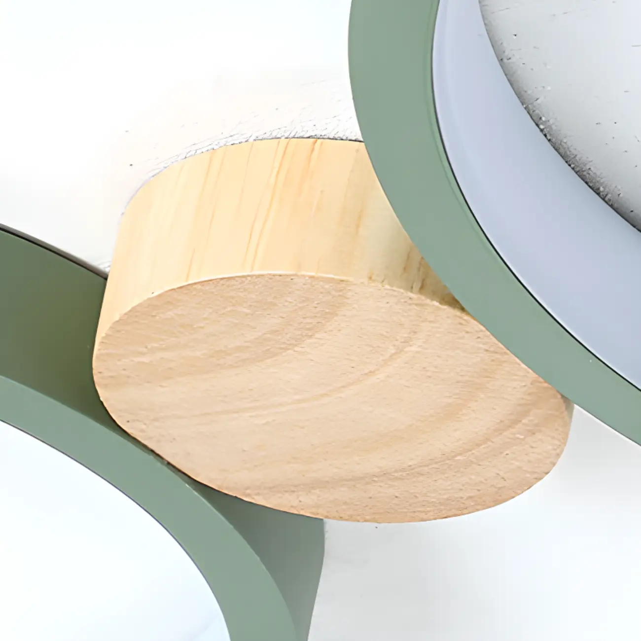 Creative Acrylic Circle LED Flush Ceiling Light in 6 Lights Image - 21 | homeyfad