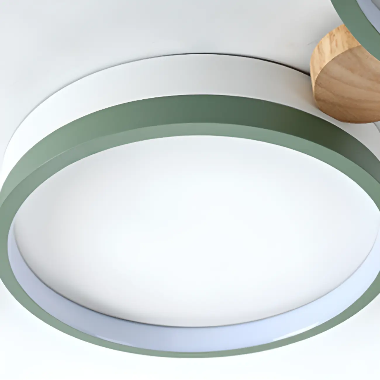 Creative Acrylic Circle LED Flush Ceiling Light in 6 Lights Image - 22 | homeyfad