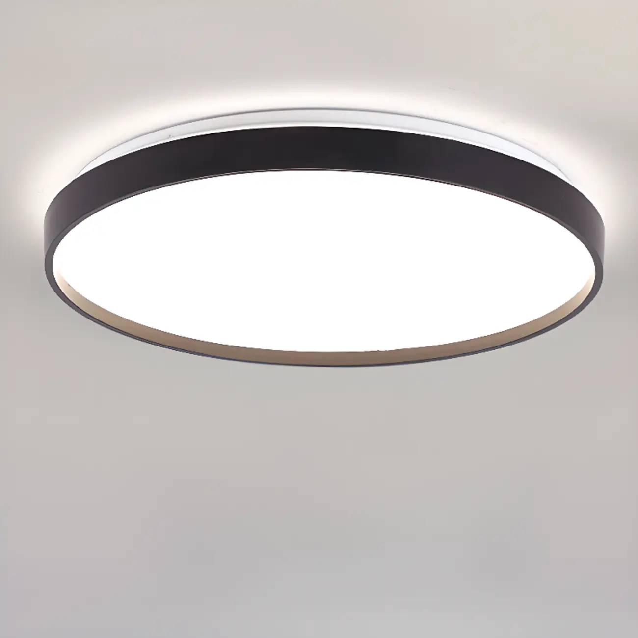 Stylish Circular Acrylic Flush Ceiling Light in Multi Dimming Image - 1 | homeyfad