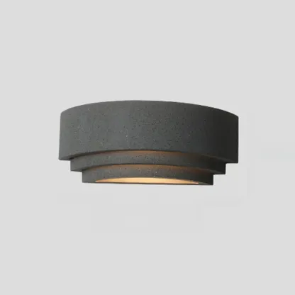 Modern Concrete Tier Wall Light for Sophisticated Ambiance Image - 5