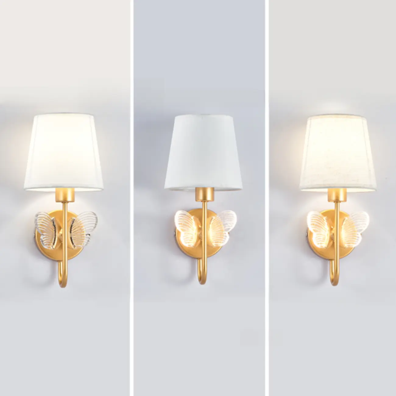 Modern Geometric Wall Sconce with Textile Shade for Indoors Image - 23 | homeyfad