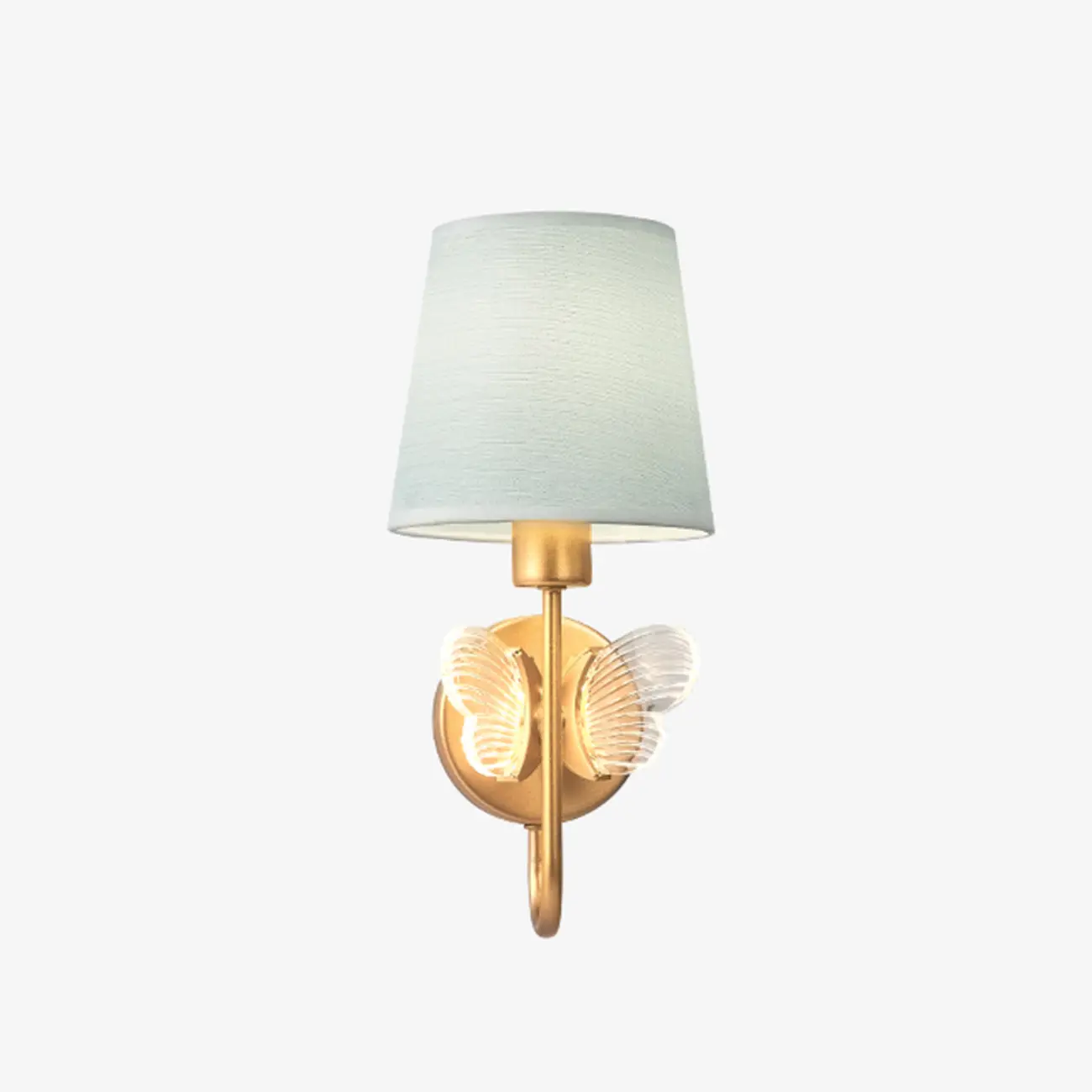 Modern Geometric Wall Sconce with Textile Shade for Indoors Image - 26 | homeyfad