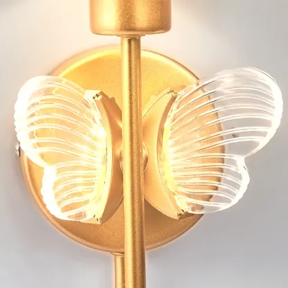 Modern Geometric Wall Sconce with Textile Shade for Indoors Image - 29