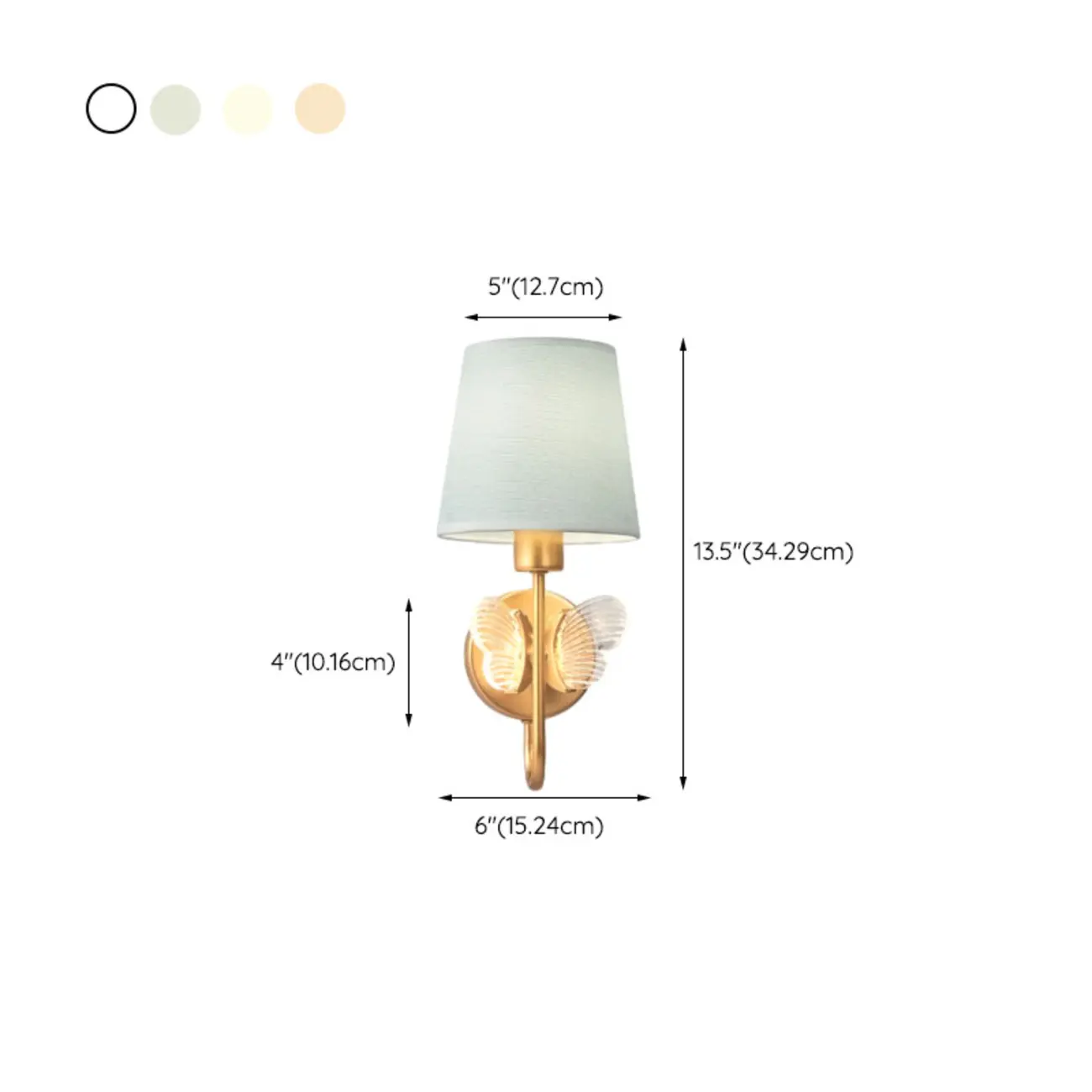 Modern Geometric Wall Sconce with Textile Shade for Indoors Image - 43 | homeyfad