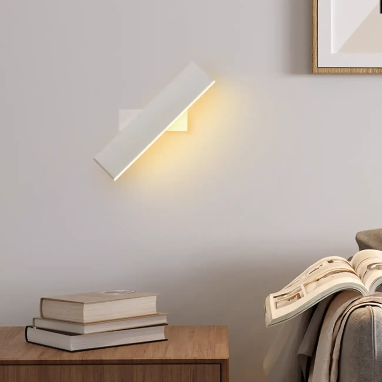 Modern Simple Linear Third Gear Adjustable Wall Sconce Image - 3