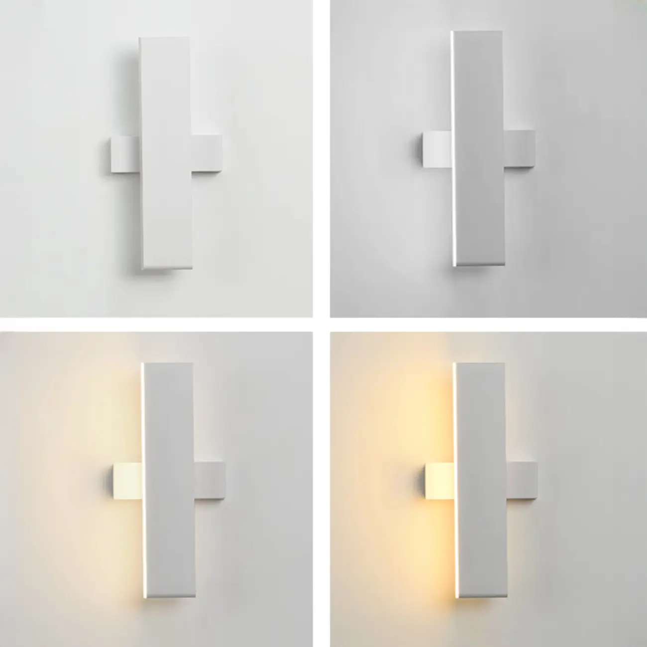 Modern Simple Linear Third Gear Adjustable Wall Sconce Image - 9 | homeyfad