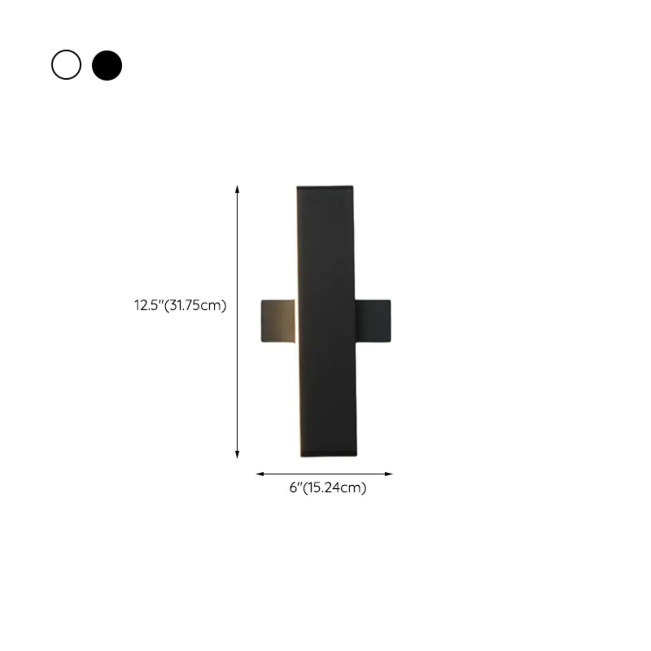 Modern Simple Linear Third Gear Adjustable Wall Sconce #size