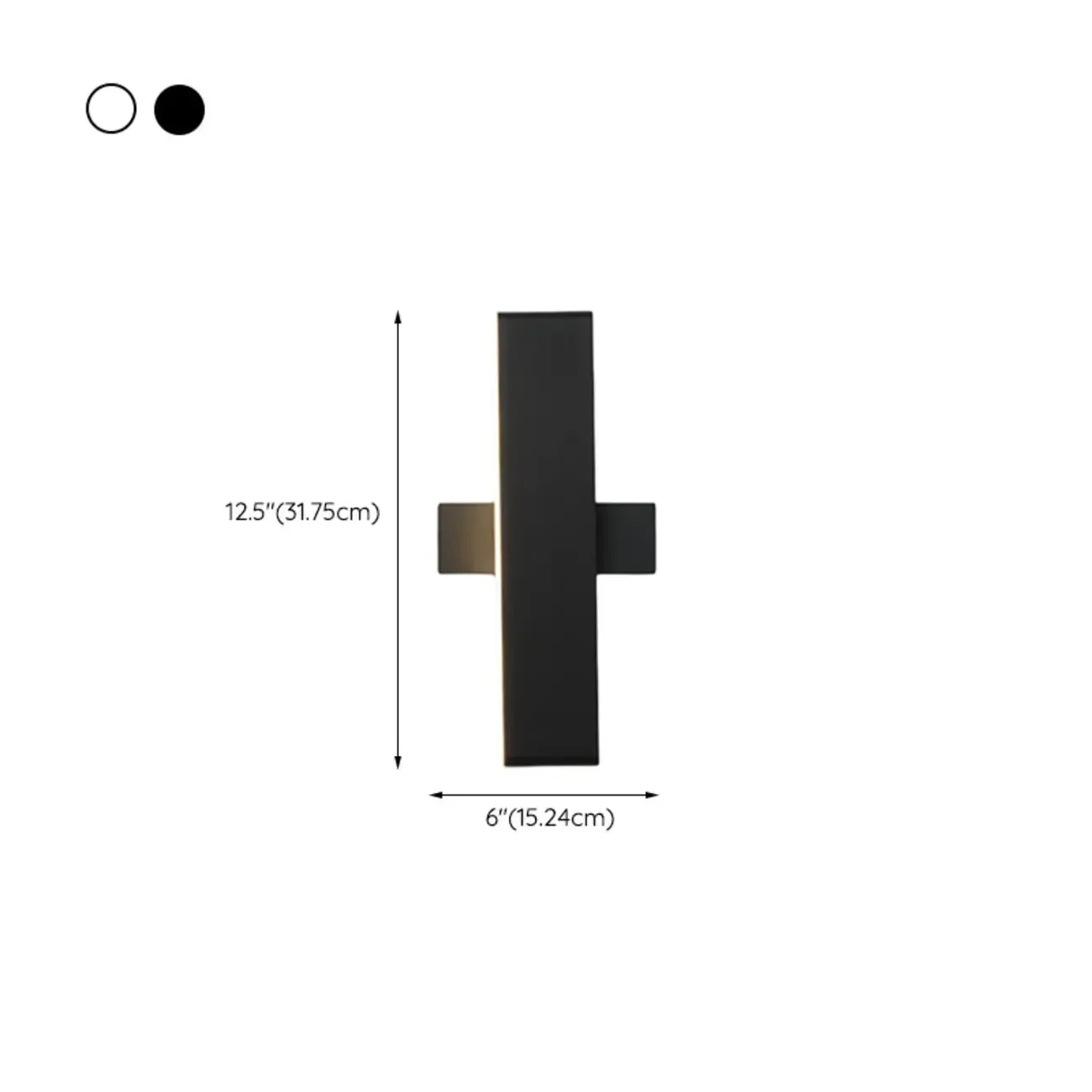 Modern Simple Linear Third Gear Adjustable Wall Sconce #size