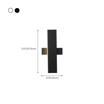 Modern Simple Linear Third Gear Adjustable Wall Sconce #size