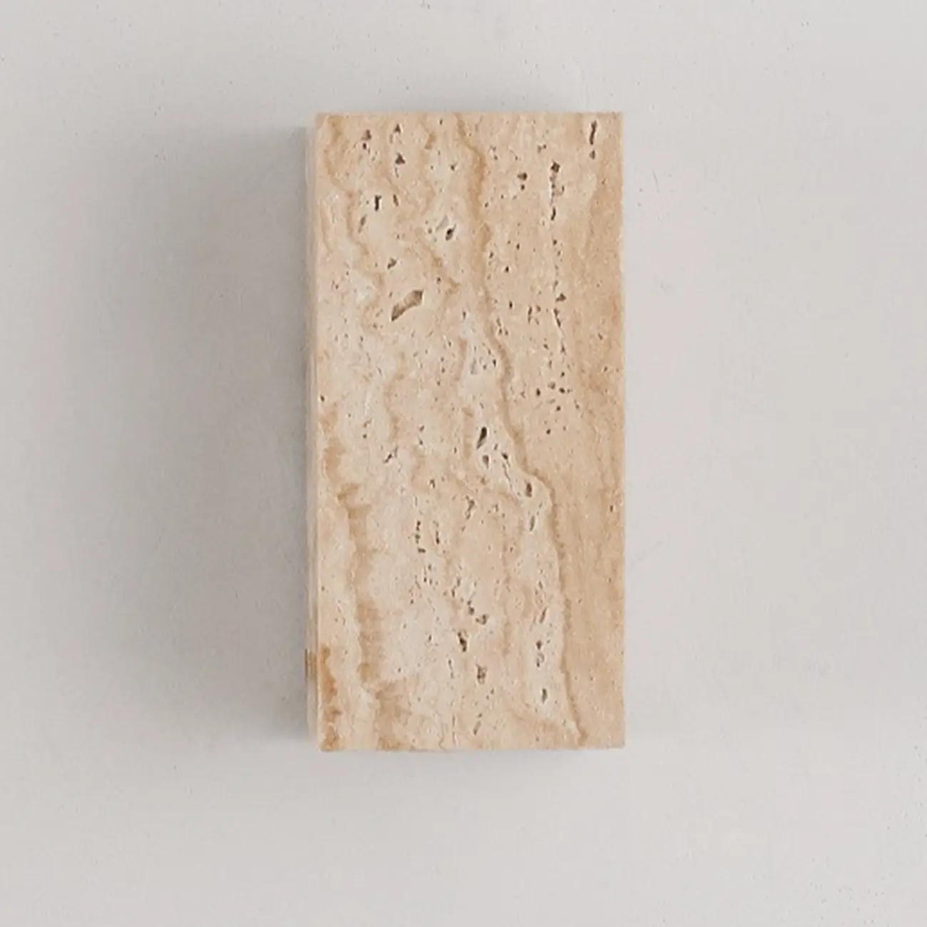 Modern Stone Beige Geometry Wall Sconce Image - 10 | homeyfad