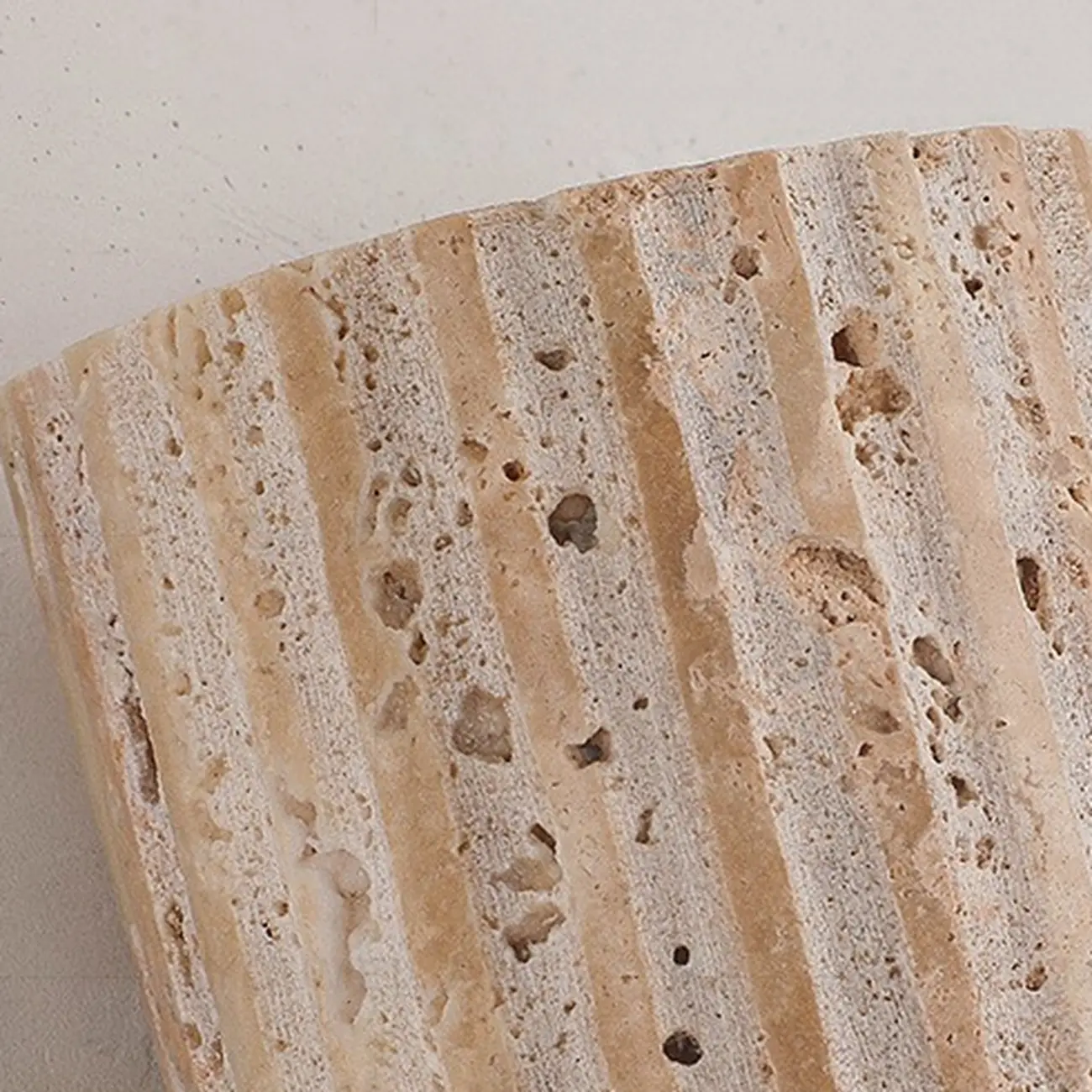 Modern Stone Beige Geometry Wall Sconce Image - 17 | homeyfad