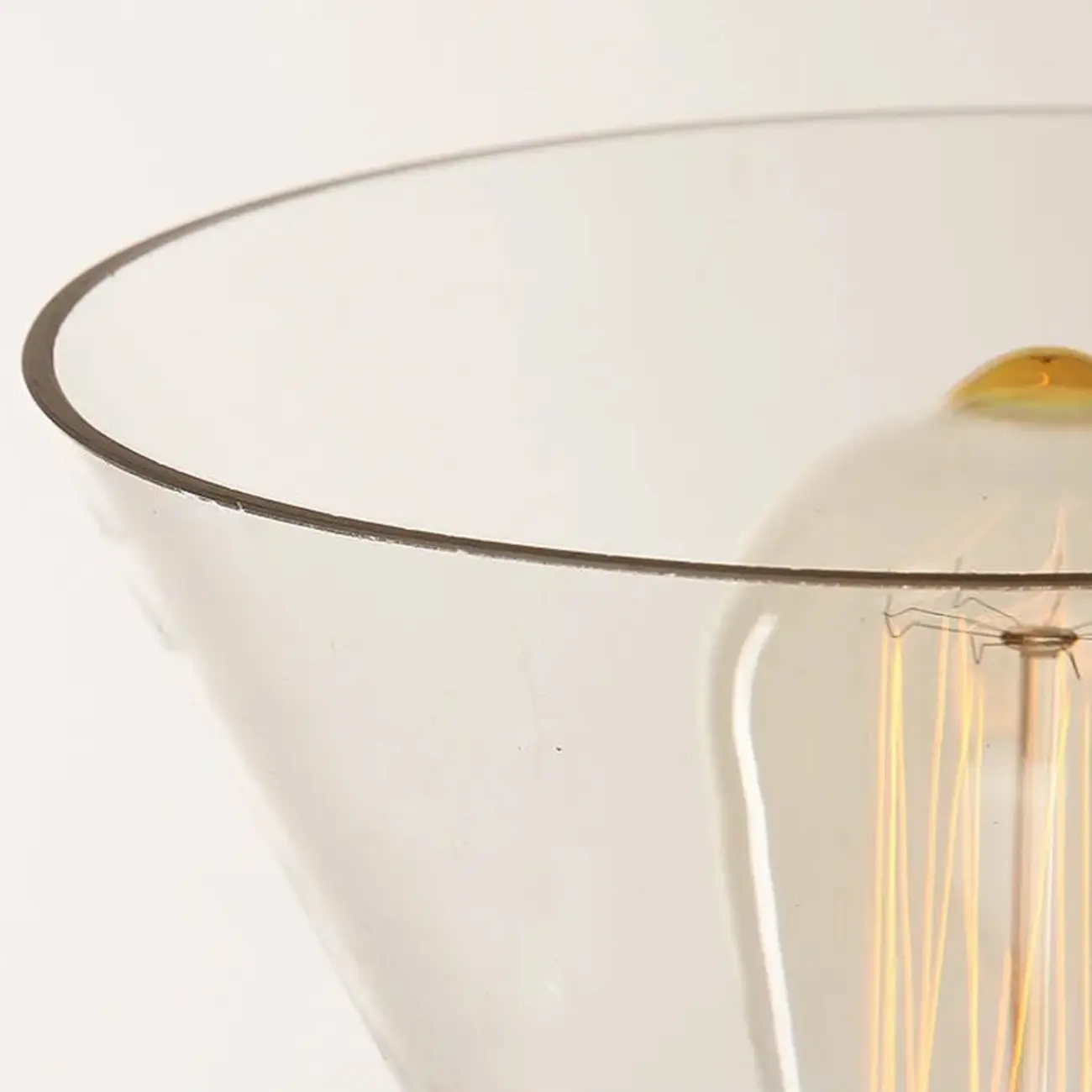 Old School Hardwired Globe/Barrel/Warehouse Clear Glass Pendant for Indoor with Grey/Translucent/Amber Vitreous Shade | homeyfad