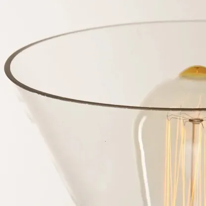 Old School Hardwired Globe/Barrel/Warehouse Clear Glass Pendant for Indoor with Grey/Translucent/Amber Vitreous Shade