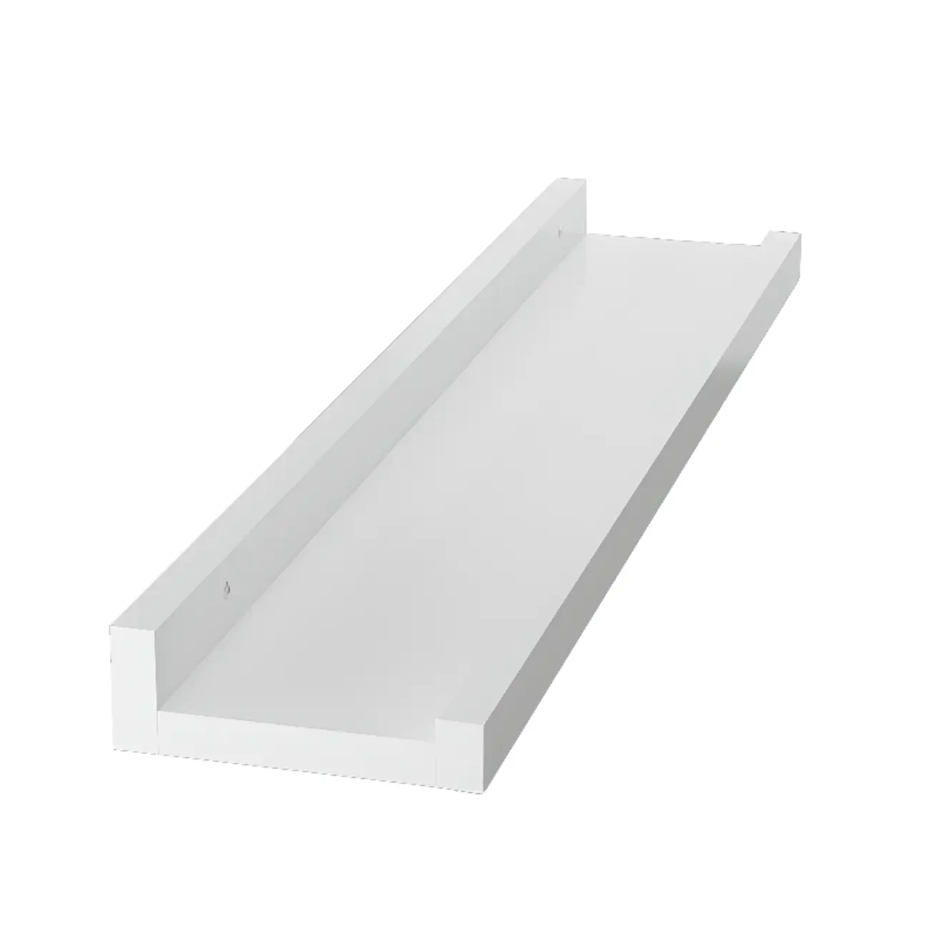 Contemporary Lumber Wall-fixed Rack Shelf, Walnut/Natural/White Image - 8 | homeyfad