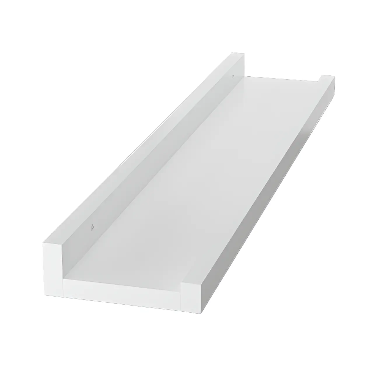 Contemporary Lumber Wall-fixed Rack Shelf, Walnut/Natural/White Image - 23 | homeyfad