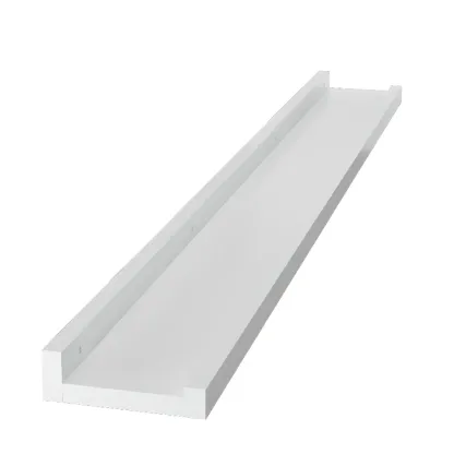 Contemporary Lumber Wall-fixed Rack Shelf, Walnut/Natural/White Image - 24