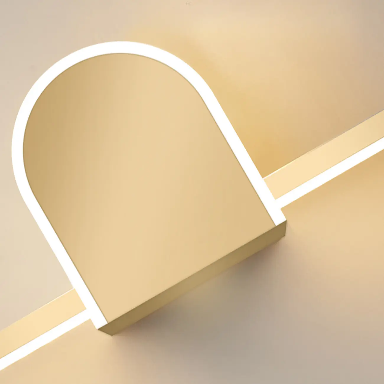 Modern Gold Linear Vanity Light 3 Dimming LED for Bathroom | homeyfad