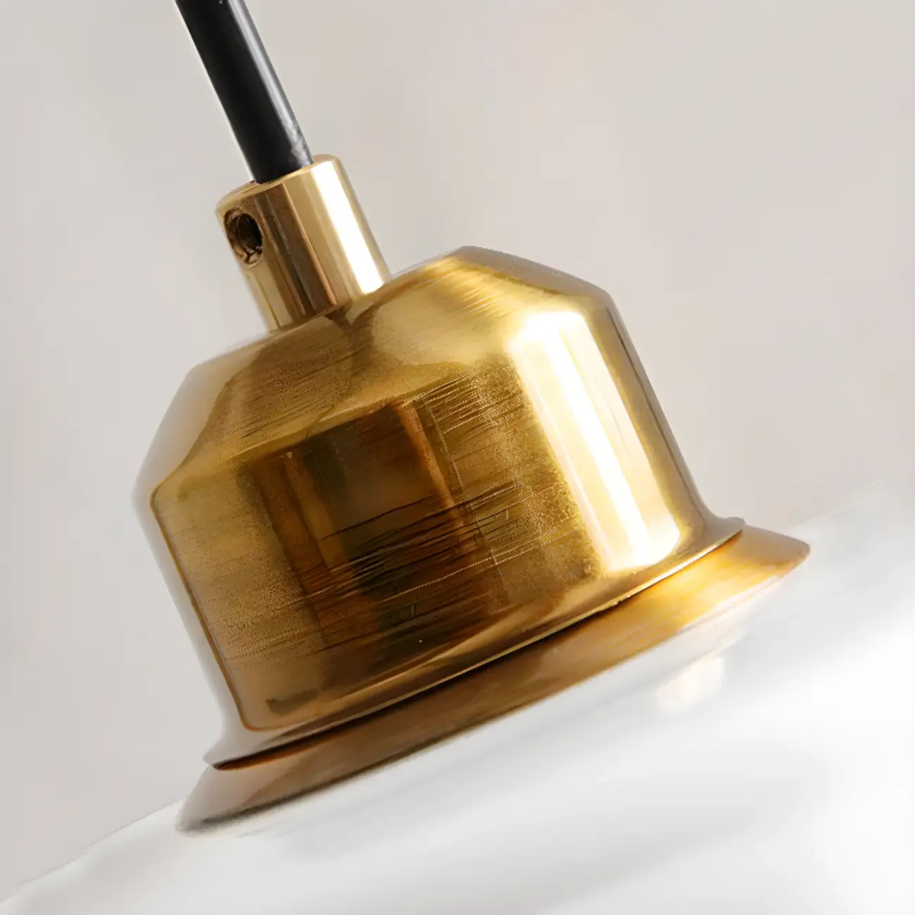 Modern White Glass Mini Pendant Light for Kitchen Dining Image - 9