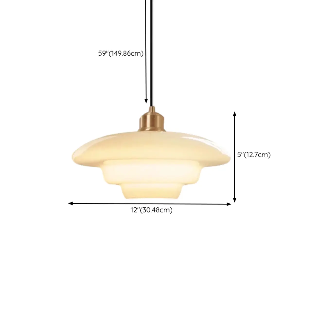 Modern White Glass Mini Pendant Light for Kitchen Dining #size | homeyfad