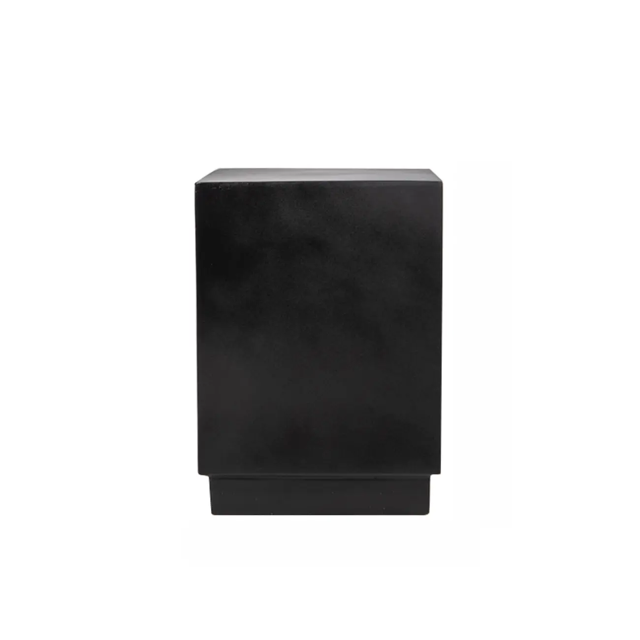 Elegant Concrete Round End Table with Gloss Surface for Home Image - 10 | homeyfad