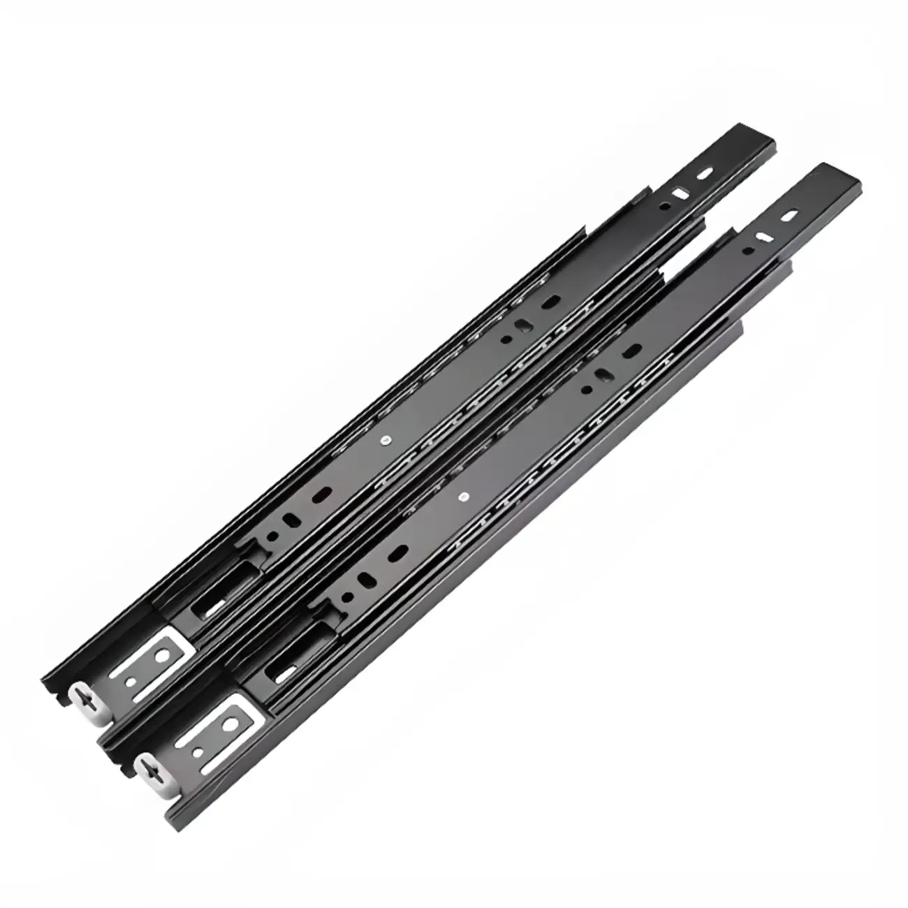 Modern Narrow Nightstand with Drawer Image - 12