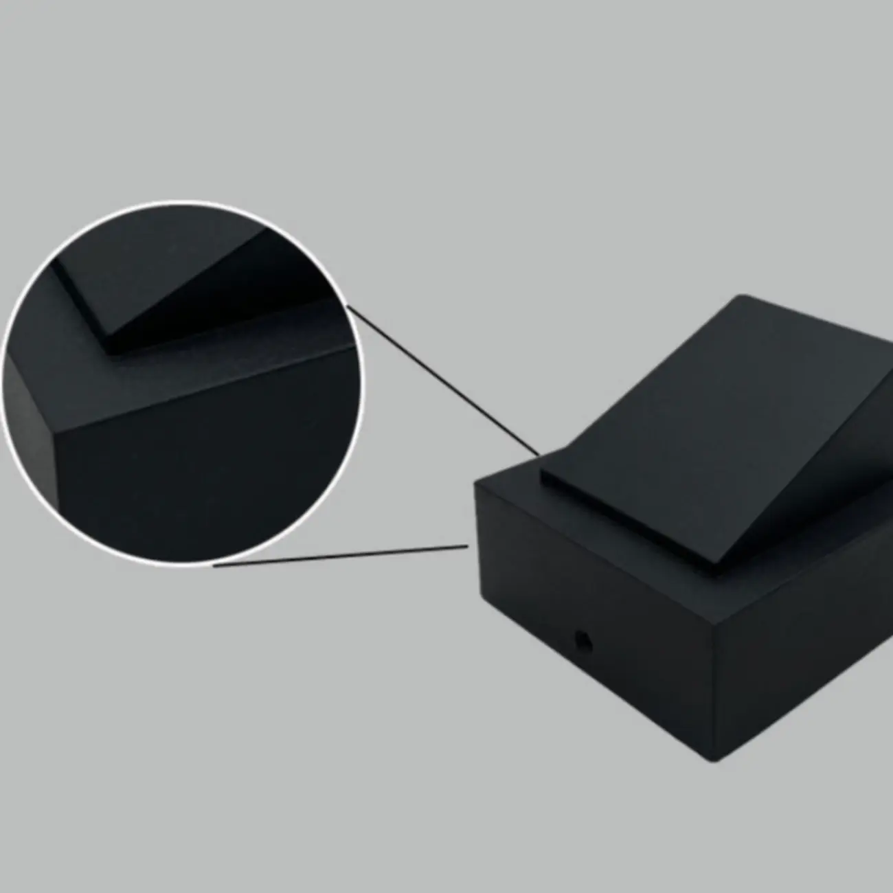 Minimalist Black Metal Glass LED Wall Sconce Image - 2 | homeyfad