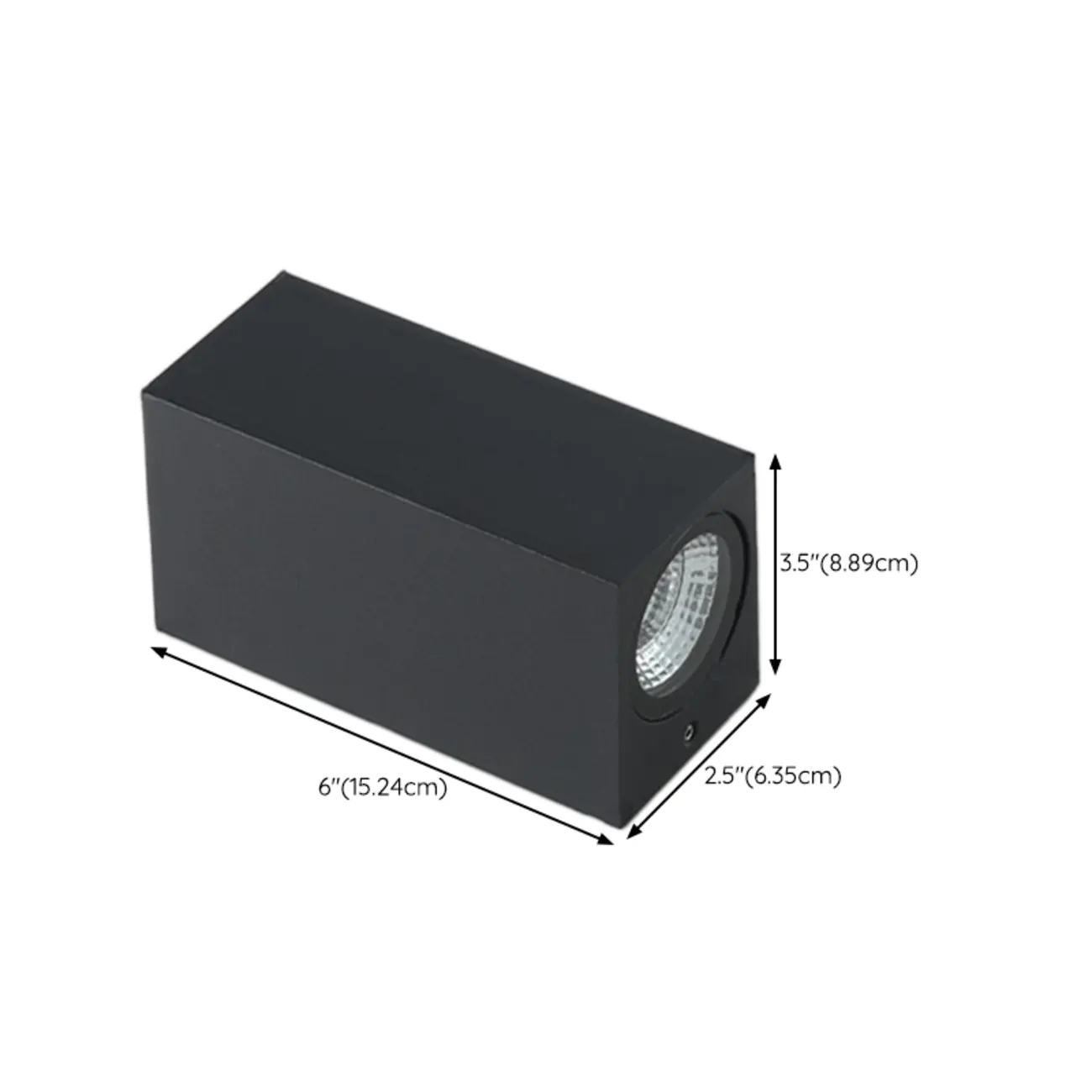 Minimalist Black Metal Glass LED Wall Sconce Image - 11 | homeyfad