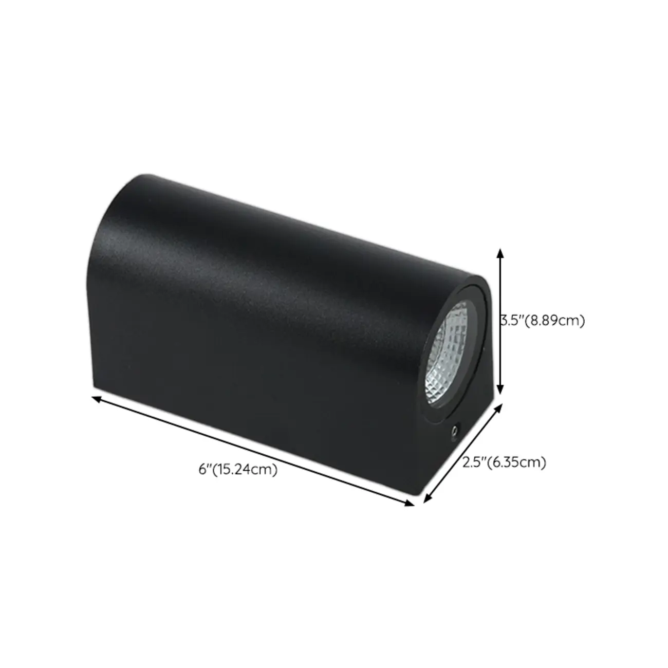 Minimalist Black Metal Glass LED Wall Sconce Image - 12 | homeyfad